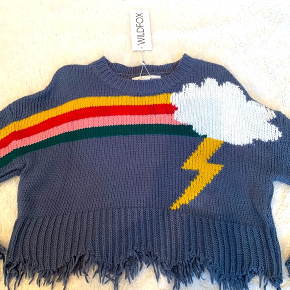 WILDFOX RAINBOW STORM SWEATER - Picture 3 of 15